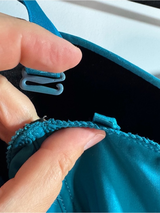 Torrid Teal Lace Corset Bustier Top Size 3 Black Mesh Lingerie - Picture 4 of 6